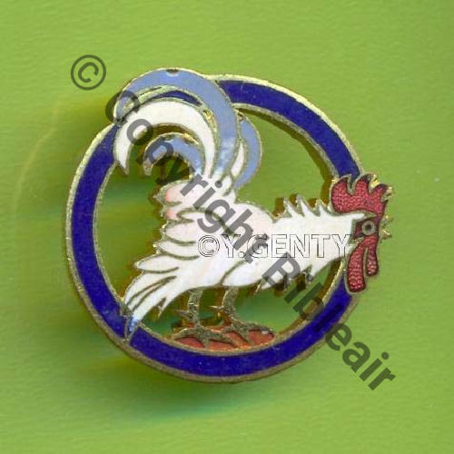 513  GAO.513 1939  Pieds oranges Bleu fonce  A.AUGIS LYON 2Lignes Dos lisse Bol fenetre petit Src.Y.GENTY 109Eur(x5) 